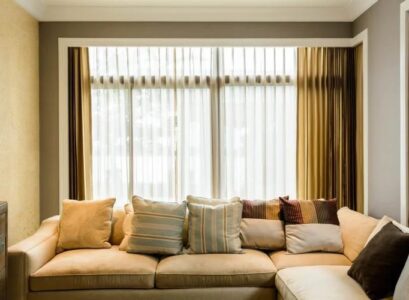 light warm shades for curtains soft brown color