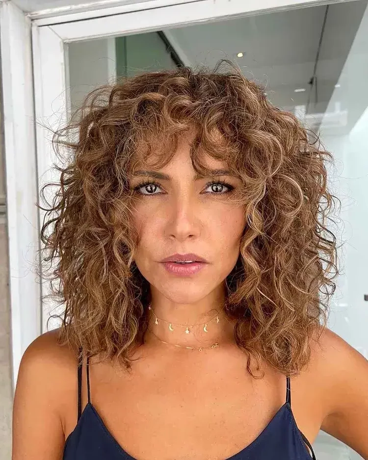 long box shaggy bob with bangs curly hairstyles trends