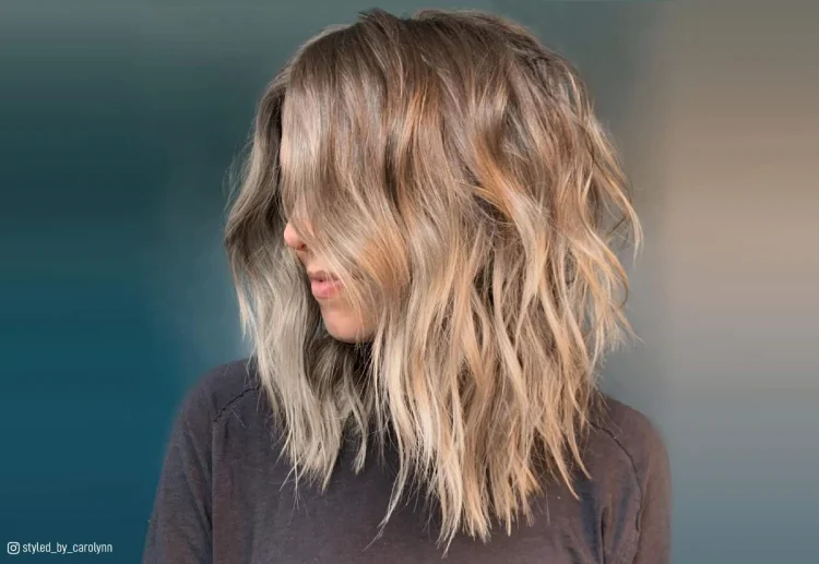 Long Choppy Bob Textured Ends And Trendy Balayage.webp