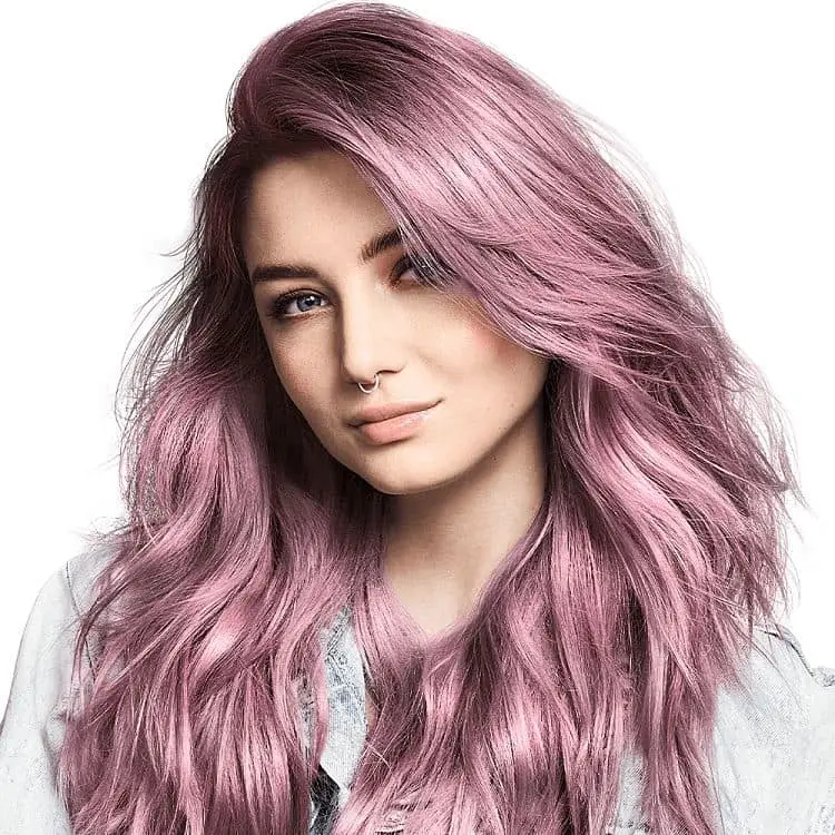 mauve pink hair_pink mauve hair