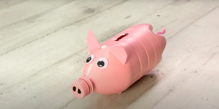 money-box piggy-bank cute pink piggy for collecting money