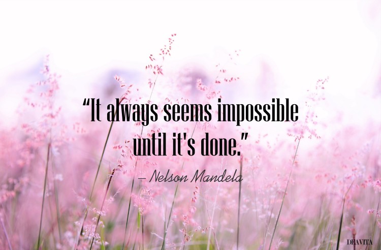 quote it always seems impossible until it's done