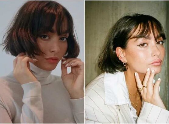 short haircuts with a fringe modern look bob hairstyles 2023