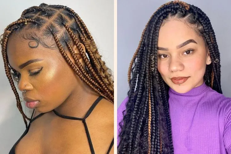 square knotless braids_hairstyles for black hair