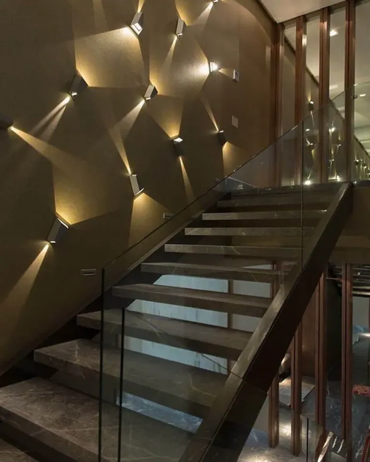 staircase lighting interiors trend 2023 appliances lighting indirect