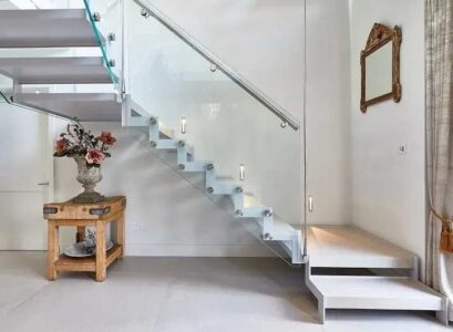 staircase lighting interiors trend 2023 ideas spot lighting
