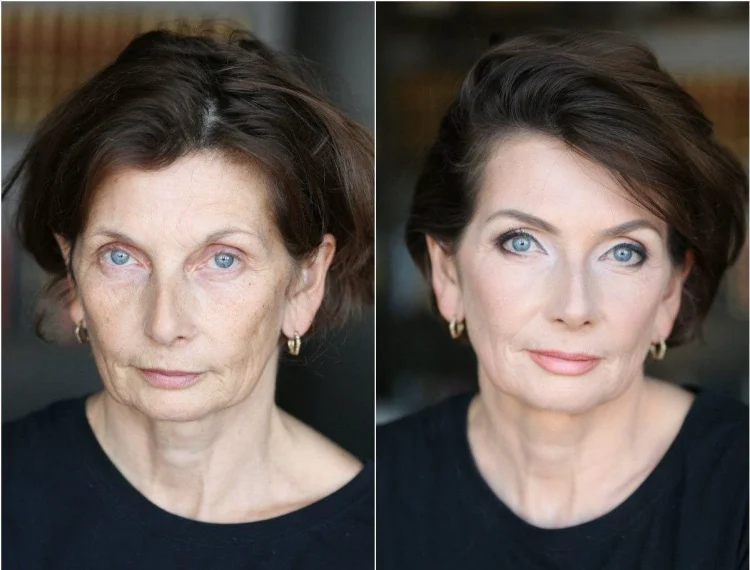 Las mujeres de 60 años se maquillan y apegarse a viejos hábitos no es bueno para las mujeres después de 60 errores de maquillaje que deben evitarse