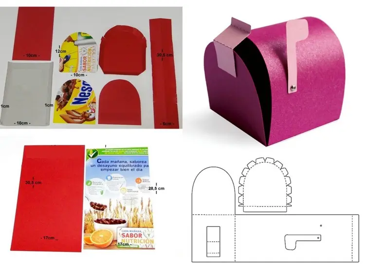 valentines day american mailbox idea how to do it tutorial step by step easy crafts