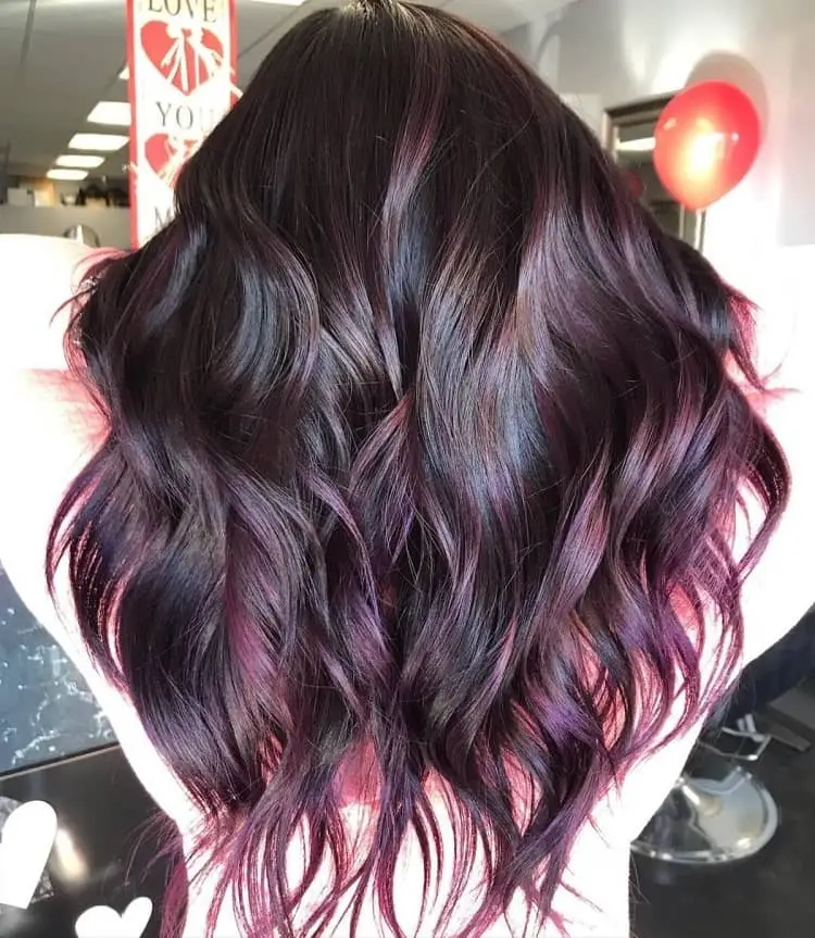 violet brunette_brunette hair ideas