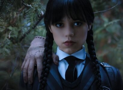 wednesday addams movie Netflix hairstyle hair clothes gothic