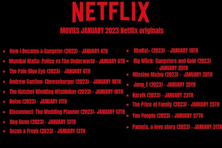 what movies to watch on netflix january 2023 original new