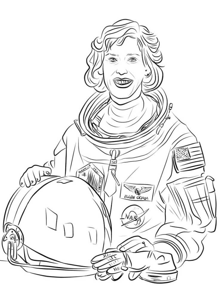 Ellen Lori Ochoa the first woman in space from a Latin American origin