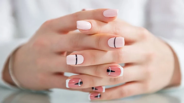 Geometric Nails design ideas for short and long nails
