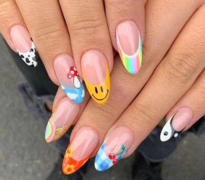 Mix-and-match-nails-eclectic-nail-design-deas-for-an-instant-mood-boost