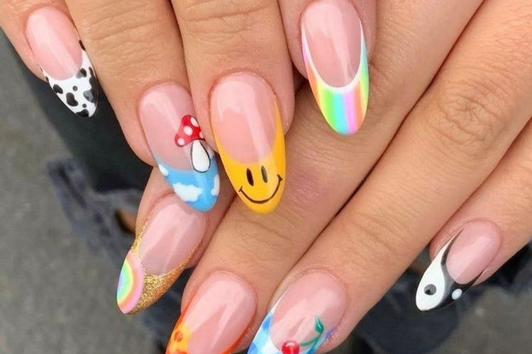 Mix-and-match-nails-eclectic-nail-design-deas-for-an-instant-mood-boost