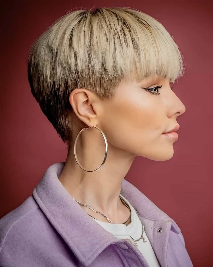 Pixie Pageboy Hairstyle is a modern version of the classic haircut
