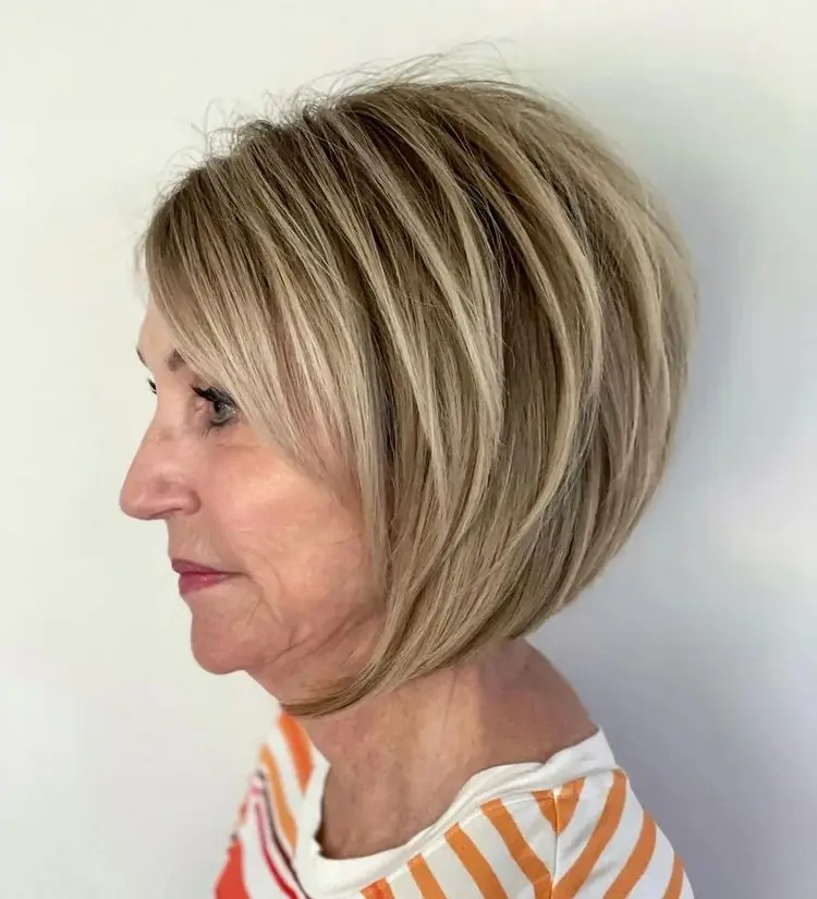 Mid-length bob hairstyles for older women: 12 trendy haircuts that will  make you look younger!