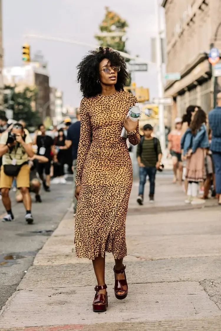 animal print dress 2023 fashion tips and style outfit ideas for women