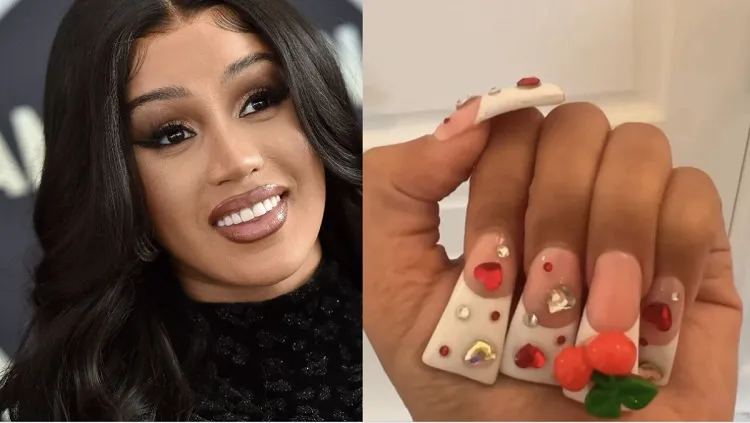 cardi b nails_cardi b duck nails