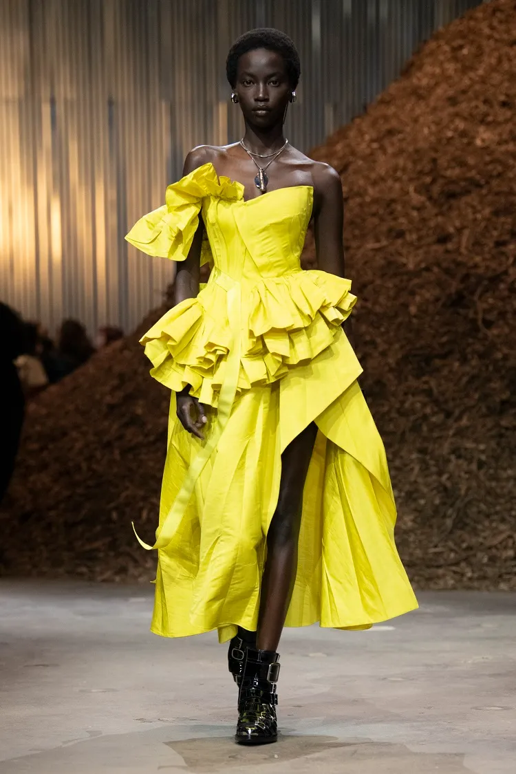 electric yellow fashion color trends 2023 dress how to wear it