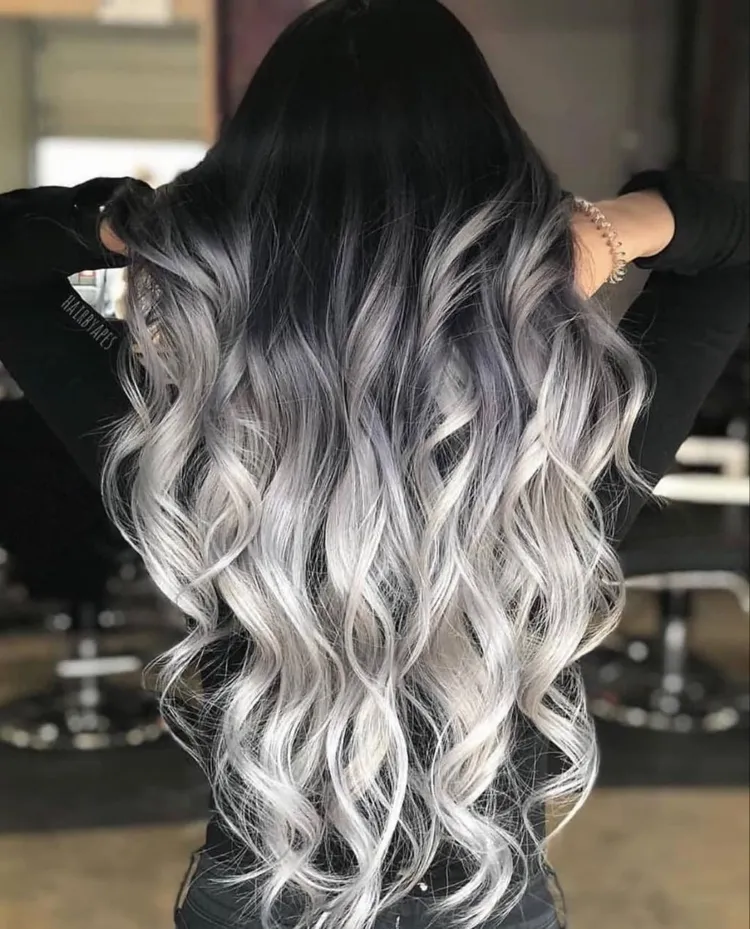 xtensions for curly gray hair