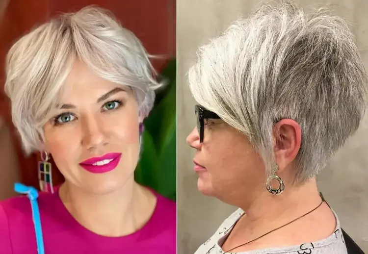 hairstyles with long bangs for short hair women over 50 ideas trends