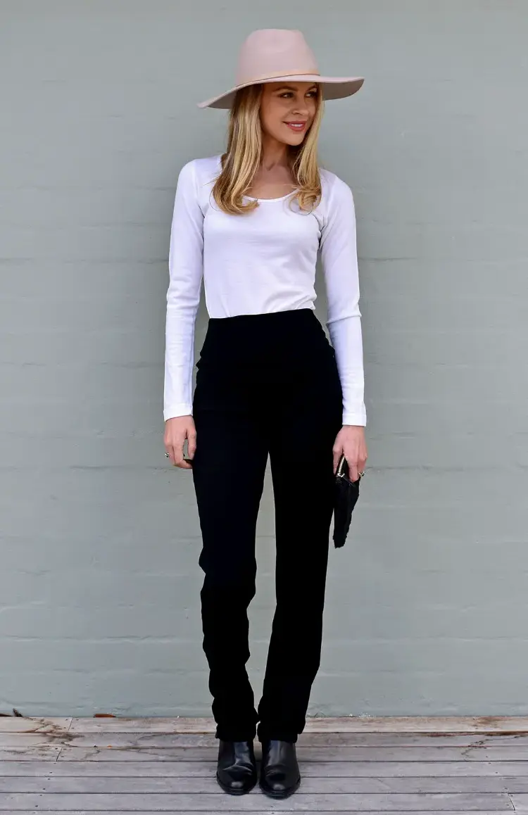 high waisted black pants for petite women ideas fashion 2023