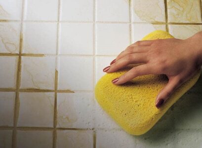 how to clean grout on tile floor most effectively