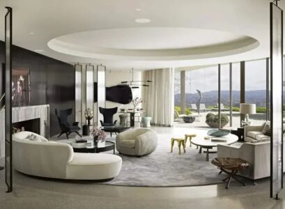 how to decorate a round living room space interior design 2023 trends furniture