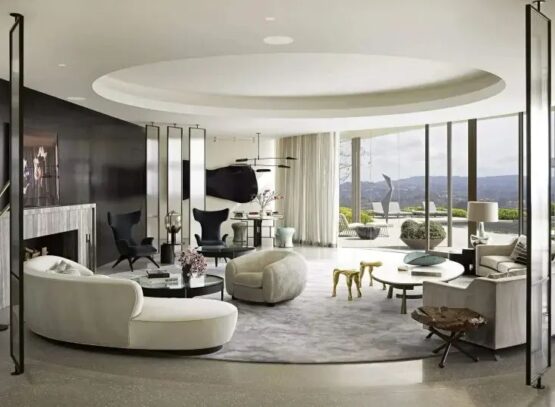 how to decorate a round living room space interior design 2023 trends furniture