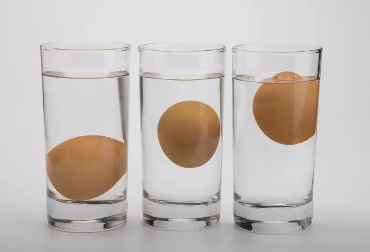 how to know if eggs are good or bad floating method