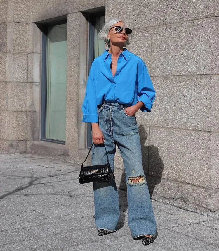 Outfits with jeans for women over 60: Is choosing the right pair will ...