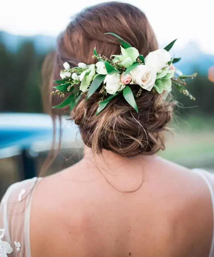 how to wear my hair on my wedding day hairstyle ideas flower accessories boho style