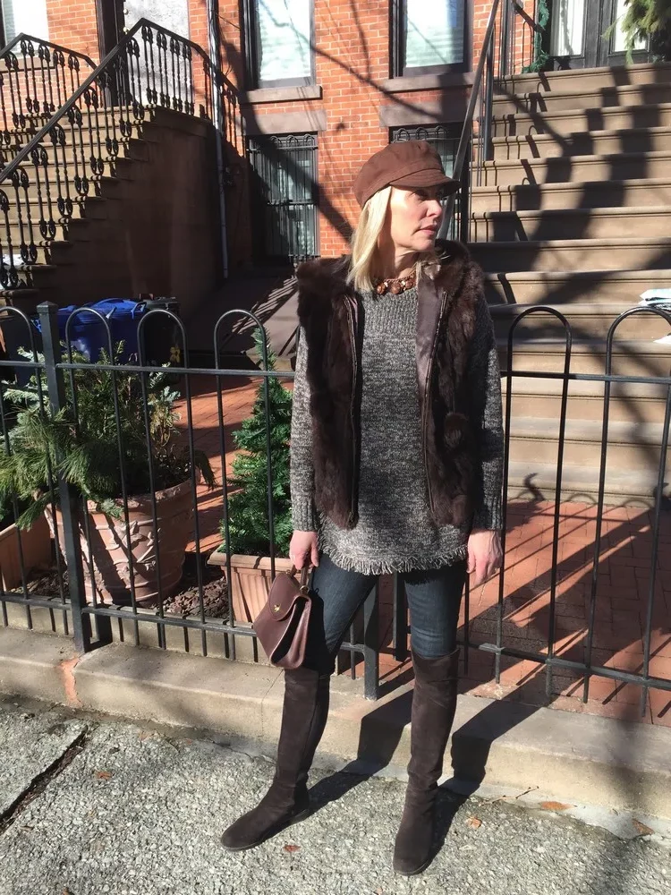 how to wear thigh high boots with jeans at 50 winter fashion tips for women