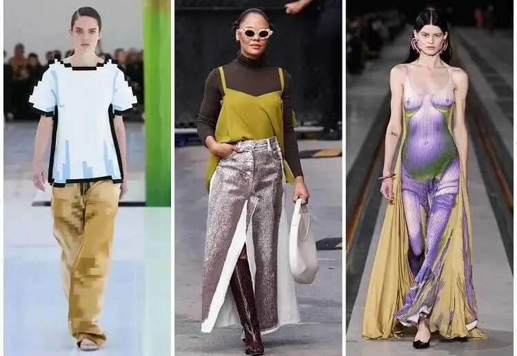 illusion print trend 2023 fashion clothing outfit inspiration for women