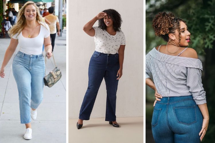 jeans for curvy women fashion trends tips and tricks round figure
