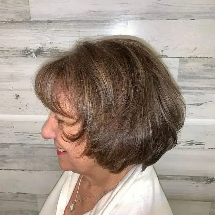 layered bob hairstyles for women over 70 trends ideas