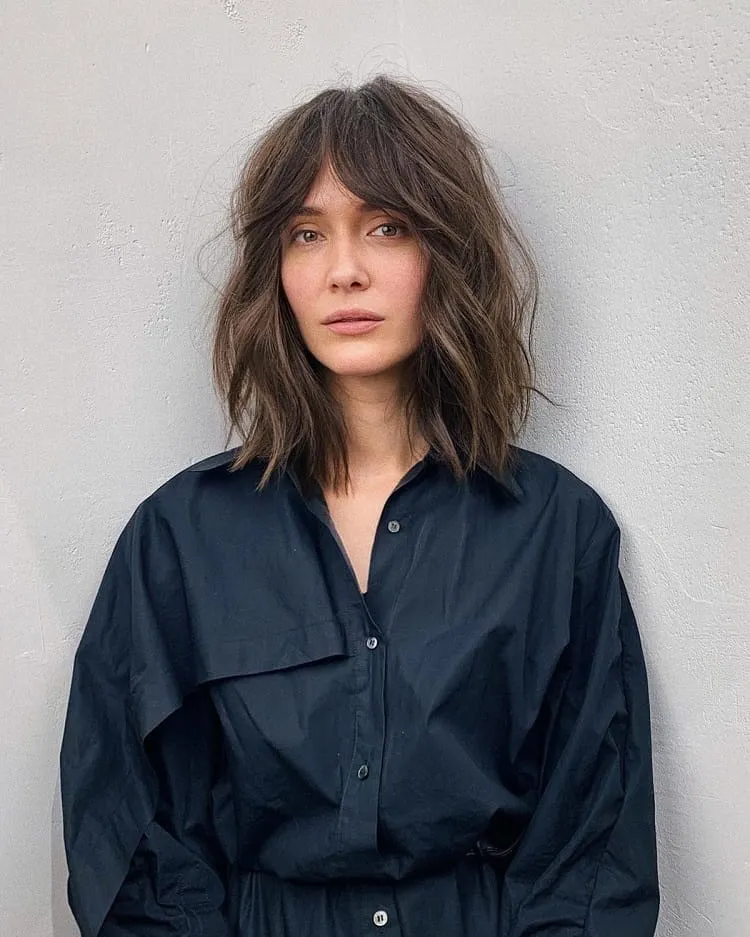 lob-with-curtain-bangs_short hairstyles with bangs