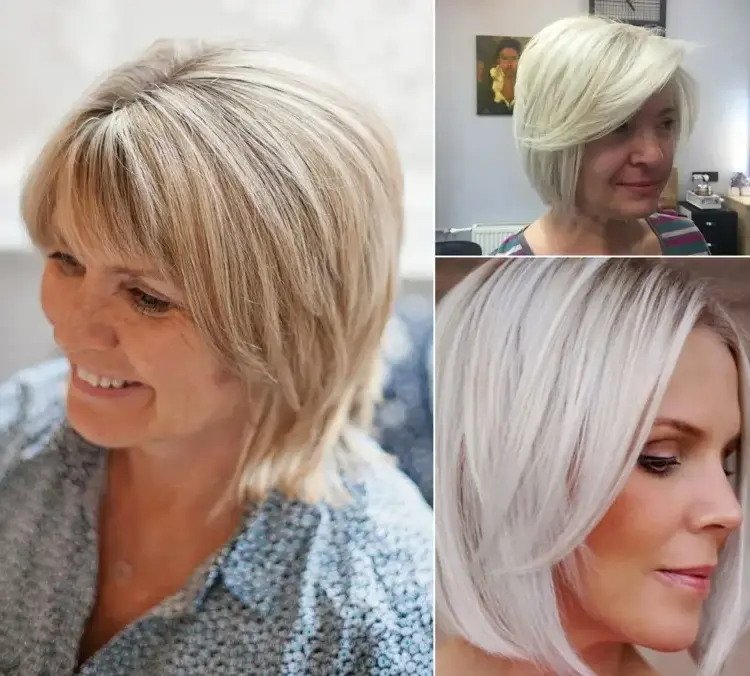 long bangs for women over 50 haircut bob ideas trends