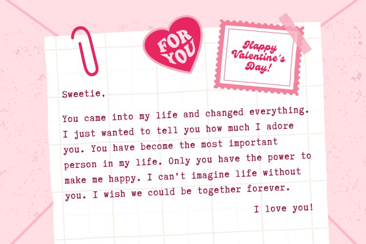 love letter for valentines day ideas quotes romantic