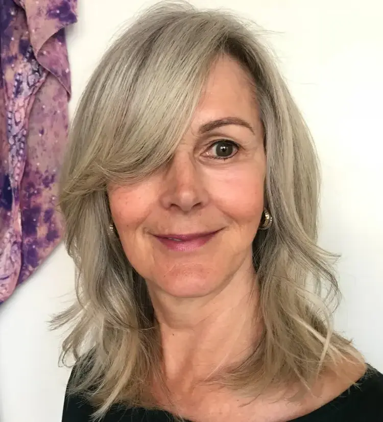 mid length hair for women over 50 hairstyle trends