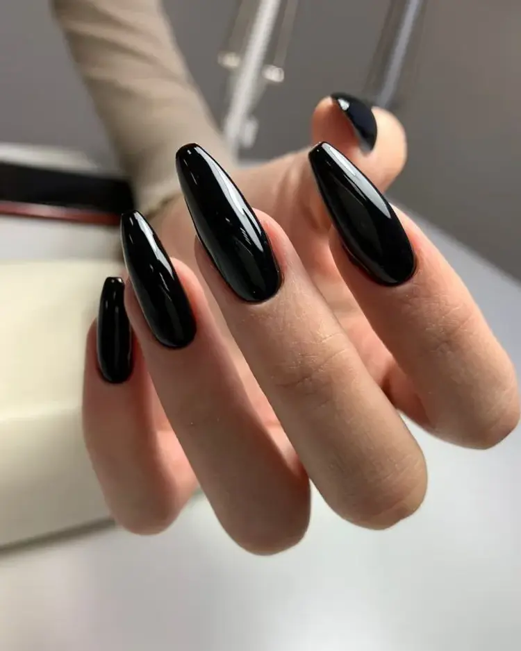nail-art-simple-and-chic-color-of-black-polish