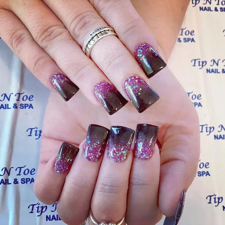 purple nails_nail designs 2023