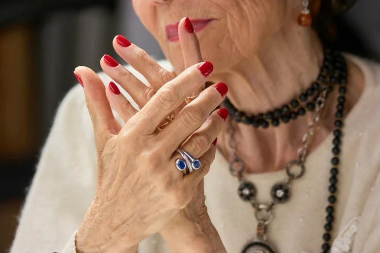 red nails for elderly people how to take care of your hands and nails