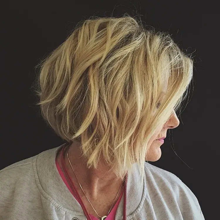 shaggy bob haircut for women over 50 trends 2023