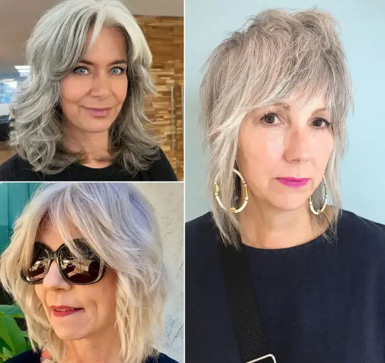 shaggy haircut for women over 50