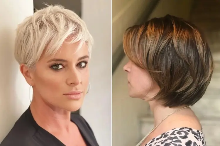 short haircut for women over 50 hairstyle ideas 2023 tips and tricks