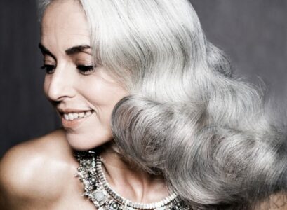 specialized spray for gray hair