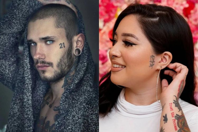 Deavita Makes Living Beautifully Effortless Face Tattoo Ideas