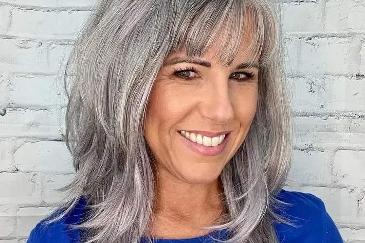 trendy shades for a cool look classic salt and pepper hair color for younger and older women